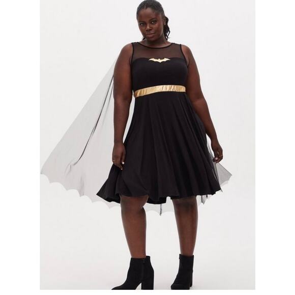 Her Universe DC Comics Wonder Woman Reversible Skater Dress size 1 - Picture 1 of 8